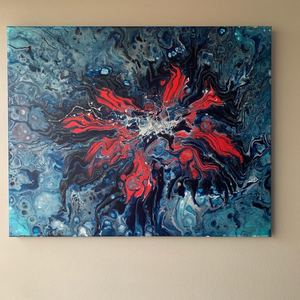 Original 16x20 acrylic pour.